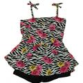 Selling with online payment: Pinkhouse Toddler/Little Girls Zebra & Floral Print Peplum Romper