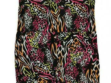 Selling with online payment: Pinkhouse Girls Multi-Color Animal Printed Romper Size 4 5/6 6X $