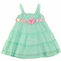 Selling with online payment: Sophie Fae Toddler/Little Girls Mint Lace Detailed Dress Size 2T 