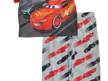 Selling with online payment: Cars Boys Character Print Pajama Top 2pc Pant Set Size 4 6 8 $38