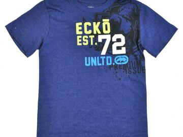 Selling with online payment: Ecko Unltd Toddler Boys S/S New Navy Heather Blue Top Size 2T $16