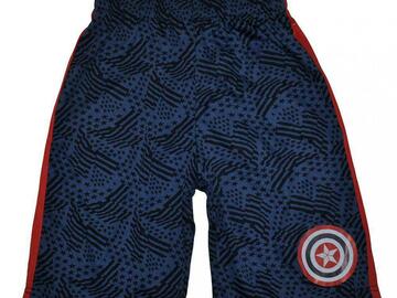 Selling with online payment: Captain America Boys Blue & Red Printed Short Size 4