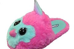 Selling with online payment: Hatchimals Girls Pink & Mint Slippers Size 11/12 13/1 2/3