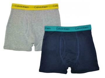 Selling with online payment: Calvin Klein Boys Multi Color 2 Pack Boxer Briefs Size 4/5 6/7 8/