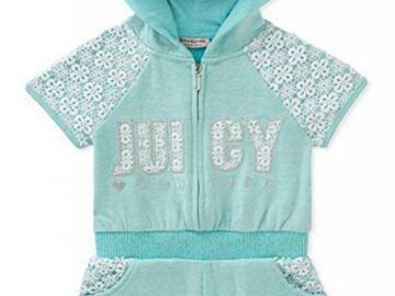 Selling with online payment: Juicy Couture Infant Girls Mint Romper Size 3/6M 6/9M12M 18M 24M