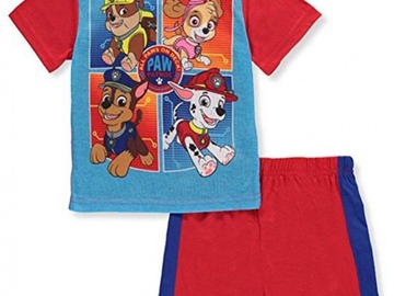 Selling with online payment: Paw Patrol Toddler Boys 2pc Pajama Short Set Size 2T 3T 4T $34