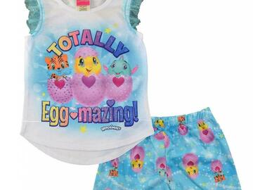 Selling with online payment: Hatchimals Toddler Girls Two-Piece Pajama Short Set Size 2T 3T 4T