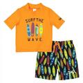 Selling with online payment: Skechers Boys Orange Two-Piece Rashguard Swim Set Size 2T 3T 4T 4