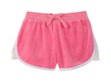 Selling with online payment: Juicy Couture Girls Pink & White Short Size 4 5 6 6X 7 8/10 12/14