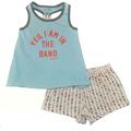 Selling with online payment: Lucky Brand Infant Girls Blue Top 2pc Short Set Size 12M 18M 24M 