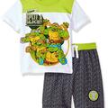 Selling with online payment: TMNT Boys S/S Character Print Top 2pc Short Set Size 4 5 6 7 2T 3