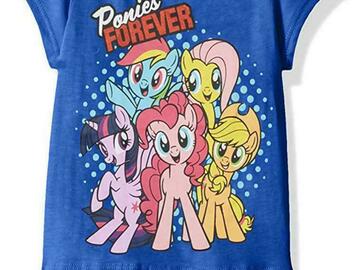 Selling with online payment: My Little Pony Toddler Girls S/S Blue Character Print Top Size 2T