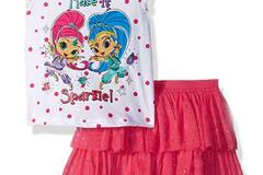Selling with online payment: Shimmer and Shine Toddler Girls S/S Top 2pc Skort Set Size 2T 3T 