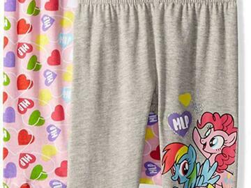 Selling with online payment: My Little Pony Girls Two Pack Capri Leggings Size 4 5 6 6X