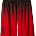 Selling with online payment: Under Armour Boys Red & Black Printed Swim Short Size 5