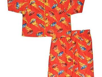 Selling with online payment: Cars Toddler Boys Red & Multi Color 2pc pajama Pant Set Size 2T