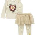 Selling with online payment: Juicy Couture Infant Girls Vanilla 2pc Skegging Set Size 3/6M 6/9