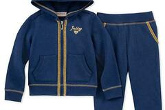 Selling with online payment: Juicy Couture Girls Navy Blue 2pc Sweatsuit Size 2T 3T 4T 4 5 6 6