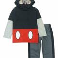 Selling with online payment: Mickey Mouse Boys Mesh Mask Hooded Top 2pc Pant Set Size 12M 18M 
