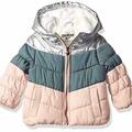 Selling with online payment: Osh Kosh B'gosh Infant Girls Pink & Gray Puffer Jacket Size 12M 1