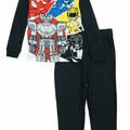 Selling with online payment: Power Rangers Boys Black Two-Piece Pajama Pant Set Size 4 6 8 10 