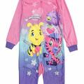 Selling with online payment: Hatchimals Girls Pink Hooded One-Piece Costume Pajama Size 4/5 6/