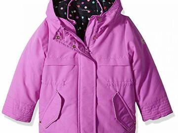 Selling with online payment: Osh Kosh B'gosh Infant Girls Purple 4 in 1 Outerwear Coat Size 12
