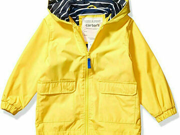 Selling with online payment: Carter's Boys Yellow Rainslicker Jacket Size 2T 3T 4T 5T 4 5/6 7
