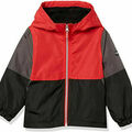 Selling with online payment: Osh Kosh B'gosh Boys Red & Black Fleece Lined Jacket Size 4 5/6 7