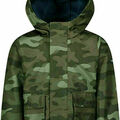 Selling with online payment: Osh Kosh B'gosh Boys Green Camo Windbreaker Jacket Size 4 5/6 7