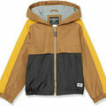 Selling with online payment: Osh Kosh B'gosh Boys Brown & Orange Fleece Lined Jacket Size 4 5/