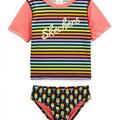 Selling with online payment: Skechers Girls Multi Color S/S Rashguard Swim Size 2T 3T 4T 4 5 6