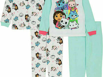 Selling with online payment: Gabby's Doll House Toddler Girls 4pc Pajama Pant Set Size 2T 3T 4