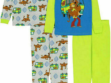 Selling with online payment: Scooby Doo Boys 4pc Pajama Pant Set Size 4 6 8 10