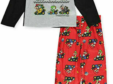 Selling with online payment: Super Mario Boys 2pc Pajama Pant Set Size 4 6 8 10 $38