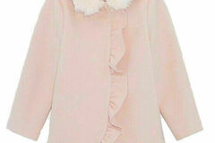 Selling with online payment: Rothschild Girls Pink Faux Wool Coat Size 7/8 10/12 14 16