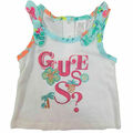 Selling with online payment: Guess Infant Girls White Floral Tank Top Size 18M 