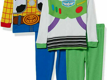 Selling with online payment: Toy Story 4 Toddler Boys L/S 4pc Snug Fit Pajama Pant Set Size 2T
