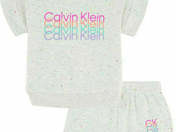 Selling with online payment: Calvin Klein Girls 2 Pieces Short Set Size 2T 3T 4T 4 5 6 6X