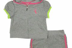 Selling with online payment: Juicy Couture Infant Girls Two-Piece Short Set Size 12M 18M 24M