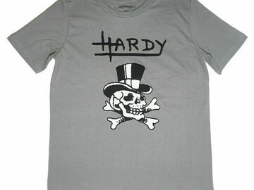 Selling with online payment: Ed Hardy Big Boy's Iron Grey Skull Top Size S M L XL