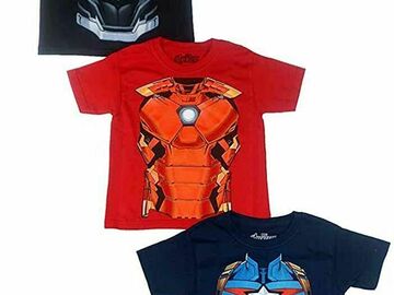 Selling with online payment: Marvel Avengers Boys Three-Pack T-Shirts Size 4 5 7 8 10