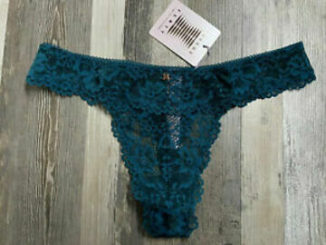 Buy Now: 10 Savage X Fenty By Rihanna Undie Forest Green Lace Thong MEDIUM