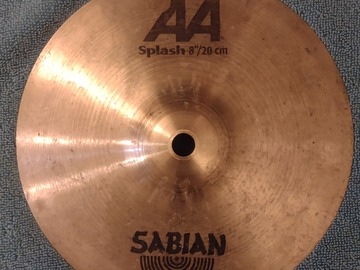 Selling with online payment: Sabian AA 8" Splash cymbal 