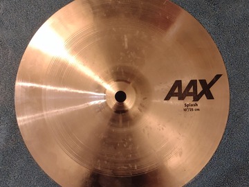 Selling with online payment: Sabian AAX 10" Splash Cymbal 