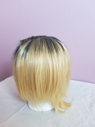 Kenma Wig - Light Blonde with Black Roots