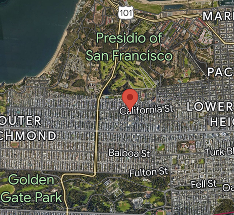 San Francisco CA, Covered Garage. Room for Car & Lots Of Storage