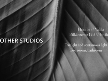 Vuokrataan: Looking for one or two photographers to join our studio.