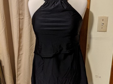For sale: NWT Black Asymmetrical Swim Tank, L