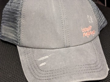 For sale: NWT Embroidered Ponytail Cap